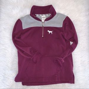 VS Pink Quarter Zip
